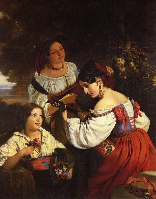 Roman Genre Scene, Franz Xaver Winterhalter